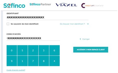 Espace client Sofinco : se connecter à mon compte